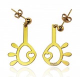 Boucles d'oreilles Cardia , bijoux Stratos