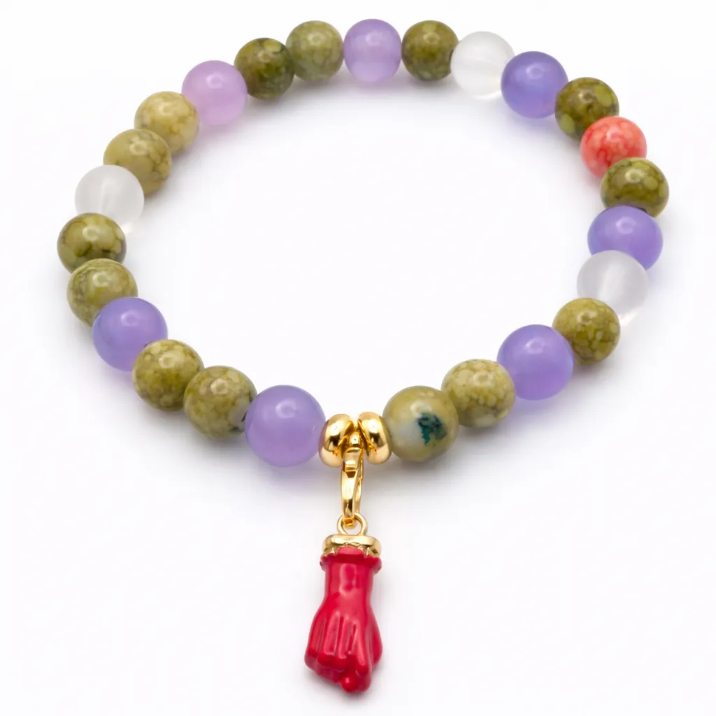 Mare è Machja — Bracelet perlé | Bijou corse 17 cm