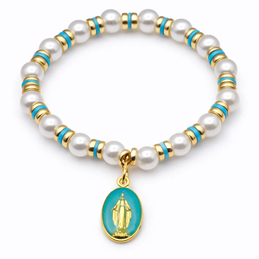 Perla di Maria — Bracelet en perles | Bijou corse (17 cm)