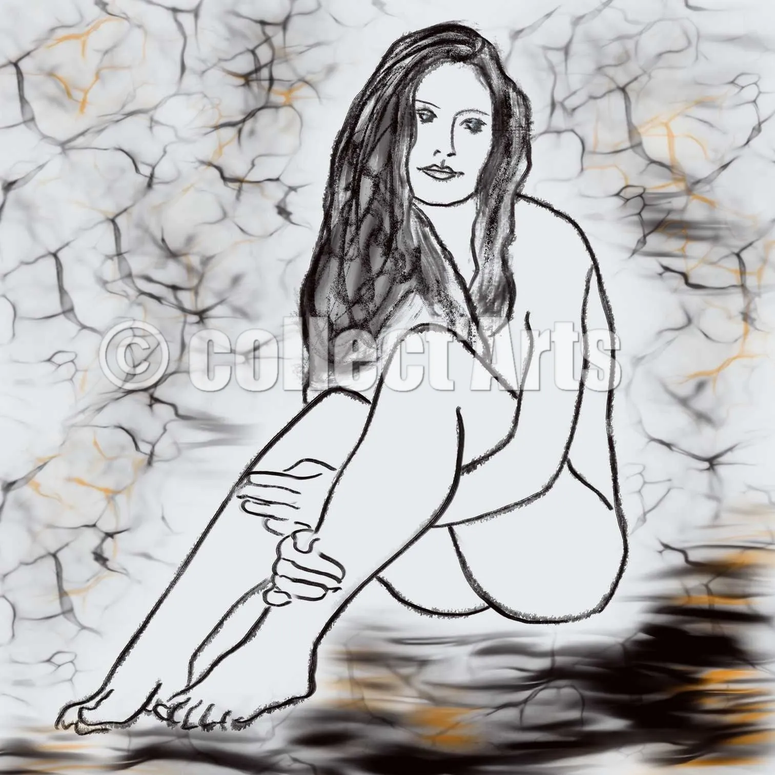 Assise – Œuvre de Corinne Vue
